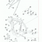 400 XC-W -EXC CHASSIS Frame, sub frame