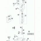 105 SX CHASSIS Тормозной цилиндр задний