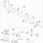 50 SX  CHASSIS Brake calip er front