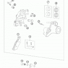 990 ADVENTURE BLACK ABS USA CHASSIS Тормозной суппорт задний