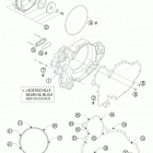 990 SUPERDUKE USA ENGINE Кожух сцепления