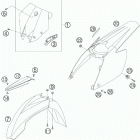 525 XC CHASSIS Обтекатель , крылья