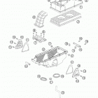 990 ADVENTURE BLACK ABS USA CHASSIS Фильтр воздушный