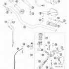 990 SUPER DUKE ANTHRAZIT USA CHASSIS Руль