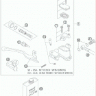 525 XC CHASSIS Hand brake cy linder