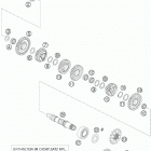 950 SUPERENDURO R ENGINE Трансмиссия 2-контрпривод