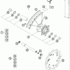 450 SX-F CHASSIS Переднее колесо