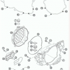 250 XC ENGINE Кожух сцепления