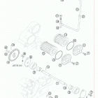 450 XC-W ENGINE Масляная система
