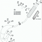 105 SX CHASSIS Глушитель