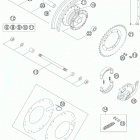 50 SX JUNIOR CHASSIS Заднее колесо