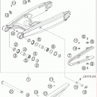 950 SUPERMOTO BLACK USA CHASSIS Маятник