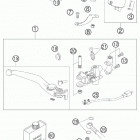 950 SUPERMOTO BLACK USA CHASSIS Главный цилиндр тормозной