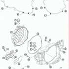 300 XC ENGINE Кожух сцепления