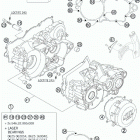 300 XC ENGINE Картер двигателя