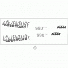 990 ADVENTURE BLACK ABS USA CHASSIS Наклейки