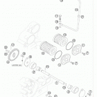 400 XC-W -EXC ENGINE Масляная система