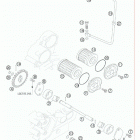 525 XC ENGINE Масляная система