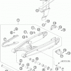 990 ADVENTURE ORANGE ABS USA CHASSIS Бугель