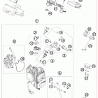 690 LC4 USA ENGINE Корпус Дросселя