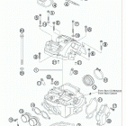 525 XC ENGINE Головка цилиндра