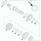 125 SX ENGINE Трансмиссия 1