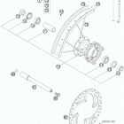 85 SX 17-14 CHASSIS Переднее колесо