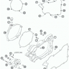 2OO XC-W ENGINE Кожух сцепления