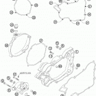 144 SX ENGINE Кожух сцепления
