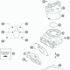 200 XC ENGINE Цилиндр