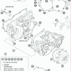250 XC ENGINE Картер двигателя