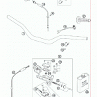 300 XC-W CHASSIS Handlebar, c ontrols