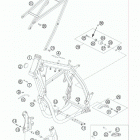 525 XC CHASSIS Frame, su b frame