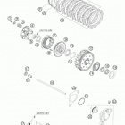 690 LC4 USA ENGINE Сцепление