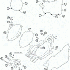 200 XC ENGINE Кожух сцепления