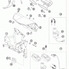 990 ADVENTURE BLACK ABS USA CHASSIS Cockpit speedometer