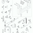 250 SX-F ENGINE Специальный инструмент