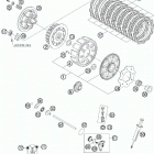 300 XC ENGINE Сцепление