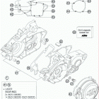 200 XC ENGINE Картер двигателя