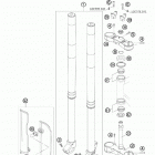 450 SX-F CHASSIS Передняя вилка