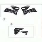 200 XC CHASSIS Наклейки