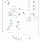 990 ADVENTURE S USA CHASSIS Тормозной суппорт задний