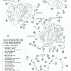 950 SUPERENDURO R ENGINE Картер двигателя