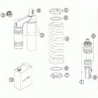 950 SUPERMOTO BLACK USA CHASSIS Амортизатор
