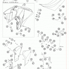 950 SUPERMOTO BLACK USA CHASSIS Бак,сидение
