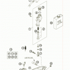 200 XC CHASSIS Тормозной цилиндр задний
