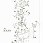 250 SX-F ENGINE Головка цилиндра