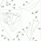 450 SX Бак,сидение