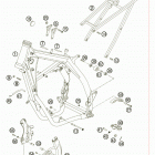 200 XC CHASSIS Frame, sub frame