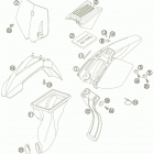 50 MINI ADVENTURE CHASSIS Обтекатель , крылья